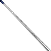 POOLWHALE 10.5 Foot Premium Aluminum Telescopic Swimming Pool Pole, Special Stripes Texture Strong Grip, Adjustable 8 Pieces 1.0 mm Expandable Step-Up, for Skimmer Nets, Vacuum Heads and Brushes