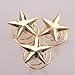 Coobbar 20PCS Twist wedding Small Mini Metal Gold Color Star Hairpins Women Girl Swirl Hair Pins