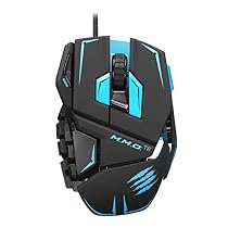 Mad Catz M.M.O.TE Tournament Edition Gaming Mouse for PC -Matte Black