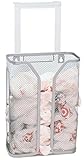 DecoBros Over the Cabinet Door Bag Holder, Silver (Kitchen)