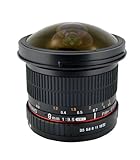 Samyang SYHD8M-C 8mm F/3.5 HD Lens With Removable Hood For Canon