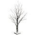 Perfect Life Ideas 24 Inch Snow Covered Lighted Tree - Multiple Uses - Baby Night Light Lamp - Jewelry Tree - Table Top Décor Home Centerpiece Weddings Parties - BO Portable - No Cords Outlets Needed