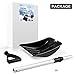 Micbox Snow Shovel with 46'' Adjustable Aluminum Handle 10.5'' Wide Blade Scoop Shovel, Digging Snow Removal Heavy Duty Snow Shovel Perfect for Car Driveway, Camping and Outdoor Emergency