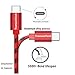USB Type C Cable,Transontech USB C to USB 3.0 High-Speed Date Charging Cable (2Pack - 3.3ft/6.6ft) Nylon for Samsung Galaxy Note 8 S8 plus,Pixel XL,LG G6 V20,Nexus 6P, Nintendo Switch More - Red