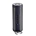 [2018 Upgraded] ELlight Portable Wireless Bluetooth Speakers for Office Home Outdoor Sports Speaker with Subwoofer Double Loudspeakers LED Flashlight Built-in Mic 10 Hours Playing Time,Black