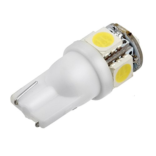 Partsam 5x White 55050SMD 161 168 194 T10 LED Bulbs for Top Clearance