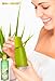 Aloe Vera Gel Natural Skin Oil Cream Lotion Juice for Face Hair Moisturizer Organic Ingredients with Extra Vitamin E - Improved 2017 Formula - Made in USA - Free Extra Ebook - 100% Lifetime Warranty