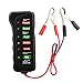 AUTDER Car Battery Tester 12V 6 LED Lights Digital Alternator Tester,Test Battery Condition & Alternator Charging Tester for Car Motorcycle