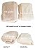 AM Landen Super Cute Taupe Extra Thick Cozy Fluffy Winter Warm Hoodie Gloves Pocket Hat Scarf