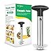 Yesker Silver Stainless Steel Pineapple Corer Peeler Stem Remover Blades for Diced Fruit Rings All in One Pineapple Tool Peeler Slicer