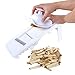 Kitchen + Home Mandoline Slicer - All Purpose Adjustable 5 in 1 Slicer, Julienne Slicer, Waffle Cutter and Safety Holder