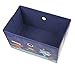 Clever Creations Collapsible Bench Storage Organizer for Bedrooms, Playrooms and Living Rooms, Perfect Size Chest for Books, Clothes, Electronics, and Gadgets, Blue Pirate Themed