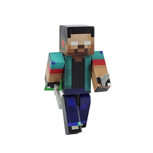 Herobrine - 4" Action Figure Toy, Plastic Craft by EnderToys