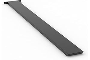 IRONSUPPORTS.COM Iron Supports Hidden Island Countertop Support Bracket - Heavy Duty Brackets for Granite Countertops - Steel Kitchen Island Support Brackets (Matte Black - 32 Inch)