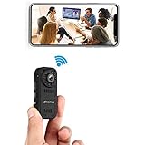 pixamee Hidden Camera, 18P HD Camera Mini Spy Camera Wireless WiFi Infrared Night Vision Portable Recorder iPhone/Android/ipad Remote View Motion Detection, Black