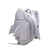 Itopfox Kids Cartoon Shark Bag High Capacity Children School Bag Backpack