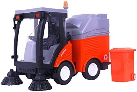 Friction Garbage Truck Toy, Slide Clean Construction Vehicle Model Simulated Car Toy with Light and Sound, Gift For Kids And Toddlers