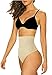 ShaperQueen102B Thong - Womens Best Tummy Control Cincher High-Waist Shapewear Trainer Body Shaper Girdle Faja Sexy Underwear (L, Nude)