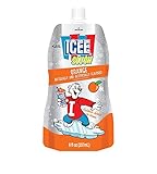 Icee Slush Pouches Case, Orange, 24 Count