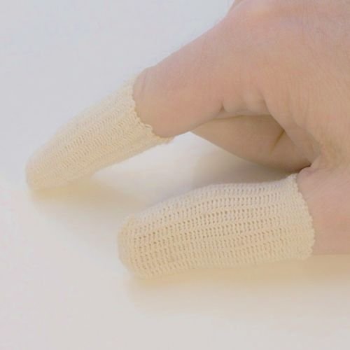 FINGER COTS COTTON GUARDS ELASTIC JEWELRY HANDLING PROTECTION PACK/ 20