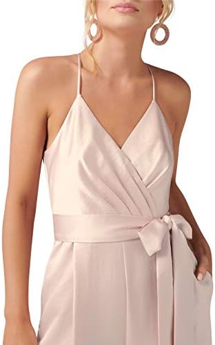 Maddison satin wrap jumpsuit Clearance