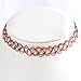 JANE STONE Choker Black Stretch Gothic Tattoo Henna Necklace (12 pcs a Set)