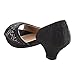 BELLA MARIE ID25 Girl's Rhinestone D'orsay Dress Sandal