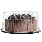 10-11" Plastic Disposable Cake Containers Carriers