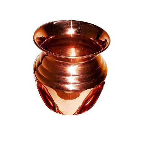 Buy S.S TRADERS Copper Lota/Kalash/Pot (Used as poojan Worship Home Mandir/Temple) NO.3 Online