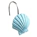 AGPtek 12 PCS Seashell Shower Curtain Hooks for Home and Bathroom (Blue)