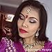 Dancing Girl Indian Jewelry for Women Kundan Jewelry Set for Wedding with Indian Earrings (Red)