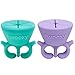 tweexy - 2 units - The Original Wearable Nail Polish Bottle Holder - Spa Green & Lilac Dreams
