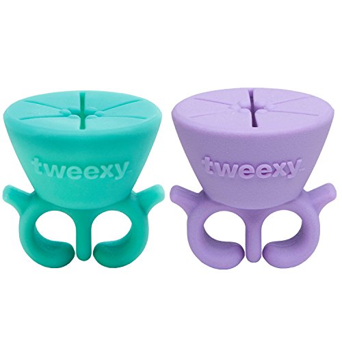 tweexy - 2 units - The Original Wearable Nail Polish Bottle Holder - Spa Green & Lilac Dreams tweexy - 2 units - The Original Wearable Nail Polish Bottle Holder - Spa Green & Lilac Dreams