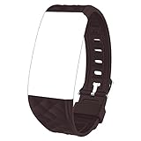 Juboury Replacement Band,Adjustable Strap for Juboury Heart Rate Activity Tracker Smart Wristband (Coffee)