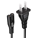 5 FT 2 Prong AC Power Cord Cable Compatible with