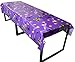 Juvale 3-Pack Halloween Table Cover for Party Supplies, Purple Disposable Plastic Tablecloth Decorations, Halloween Table Decorations for Themed Parties, Birthday Celebrations and More (54 x 108 in)