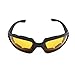 3 Pair Motorcycle Riding Glasses Padding Goggles UV Protection Dustproof WindproofMotorcycle Sunglasses with Yellow Lens for Outdoor sports Actives