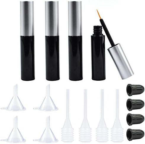 Lady Up 8ml Empty Eyelashes Mascara Tube with Eyelash Wand, Rubber Inserts, Funnels and Pipettes Makeup Accessories