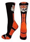 MadSportsStuff Tigers Logo Athletic Crew Socks (Multiple Colors)