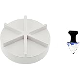 Replacement Spinner Leaf & USB Port Cover Set for EITABEL Electric Makeup Brush Cleaner Machine– Waterproof Plug + Vortex Spi
