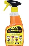 Goo Gone Adhesive Remover Original Spray Gel - Removes Chewing Gum, Grease, Tar, Stickers, Labels, Tape Residue, Oil, Blood, Lipstick, Mascara, Shoe Polish, Crayon - 12 Ounce