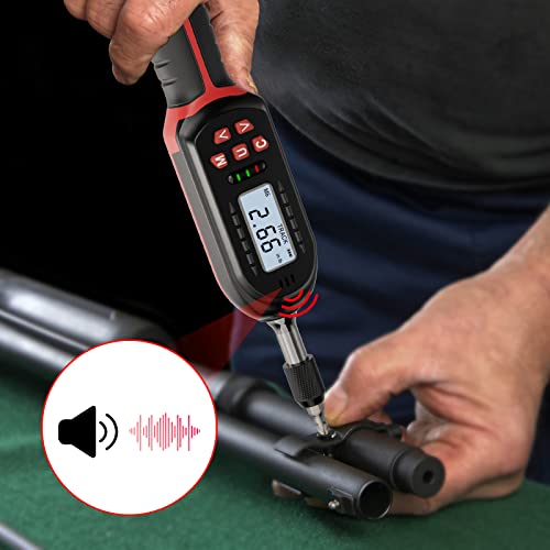 VANPO Digital Torque Screwdriver 2.6653.1 inlbs/0.36 Nm, Adjustable