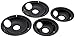 Stanco 5557 Drip Bowl Universal, Porcelain coated metal drip bowls (Pack of 4)