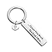 LQRI Couple Keychain I Love You Most The End I Win Keychain Valentines Day Boyfriend Girlfriend (Silver 02)