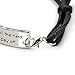 “One day all the hard work will pay off” Pendant Leather Bracelet - Friends Family Jewelry Gift - 10’’