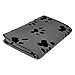 Evelots Fleece Pet Blanket, Charcoal/Black, 60x40
