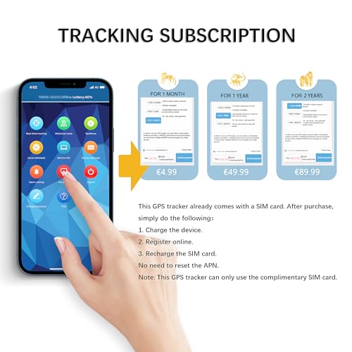 Mini GPS Tracker for Vehicles Winnes Hidden 4G TK913 Magnetic Worldwide Car Real-time Tracking Device Anti-Lost GPS Locator Locate by APP/PC for Vehicles,Kids,Moto,Subscription Required(4-5$/Month)