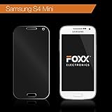 Samsung S4 Mini Tempered Glass Screen Protector - Excellent Fitting Premium 9H Glass Featuring Anti-scratch, Anti-fingerprint, Bubble Free, Pressure-resistant Features By Foxx Electronics