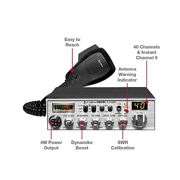 Radio CB de 40 canales Cobra 29 LTD CHR - Imagen 4