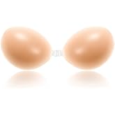 Wingslove Adhesive Bra Reusable Strapless Self Silicone Push-up Invisible Sticky Bras for Backless Dress